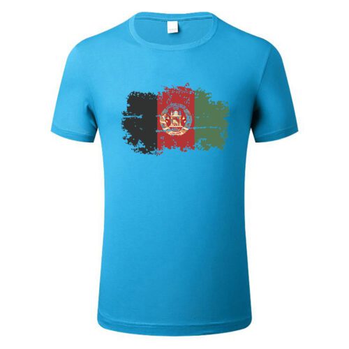 Afghanistan Flag T shirt 02