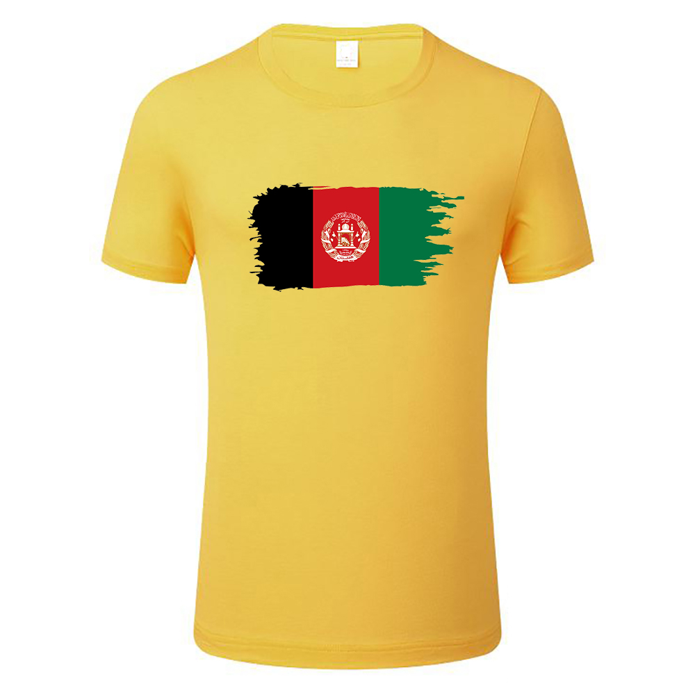 Afghanistan Flag T shirt 06