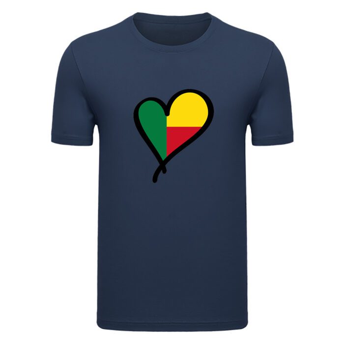 Benin Flag T Shirt 04