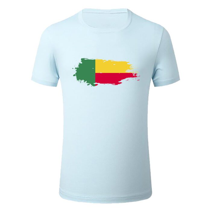 Benin Flag T Shirt 07