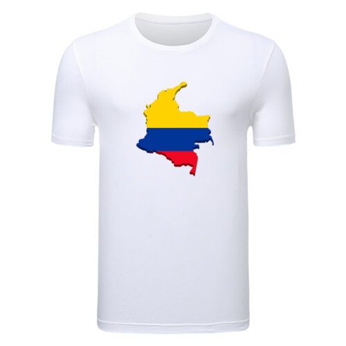 Colombia flag t shirt