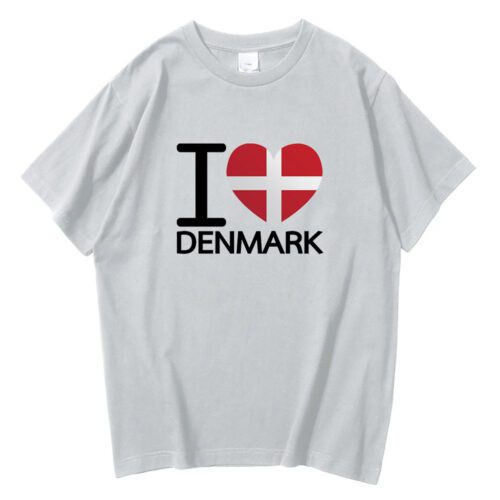 Danmark flag t shirt
