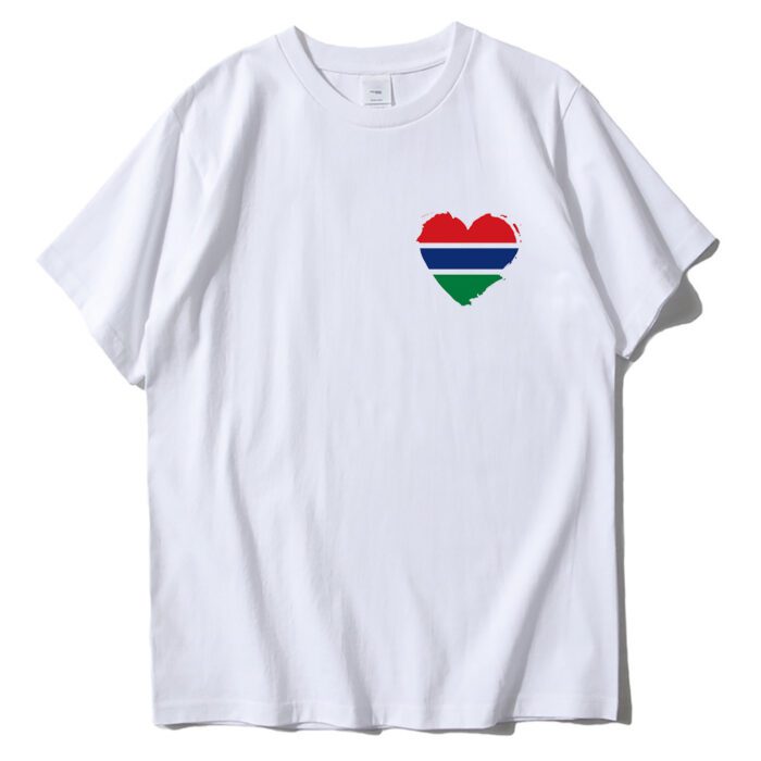 Gambian flag t shirt