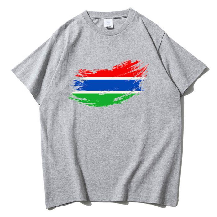 Gambian flag t shirt