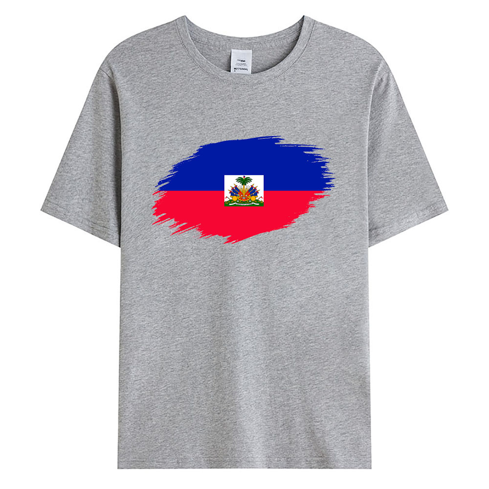 Haiti Flags T Shirt 06