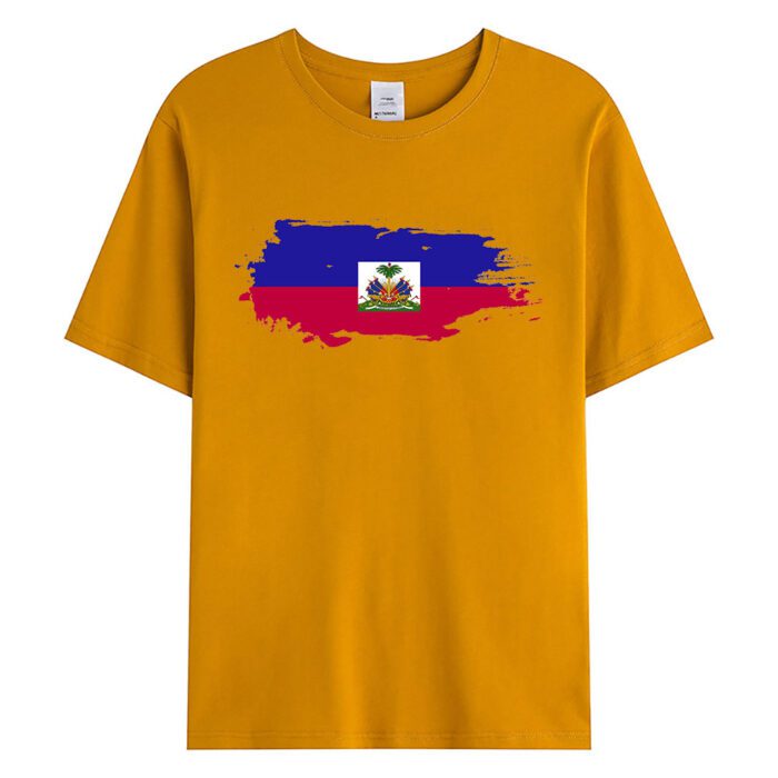 Haiti Flags T Shirt 05