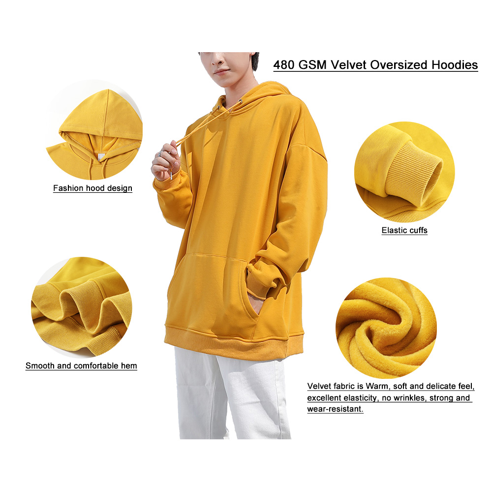 velvet oversize hoodies