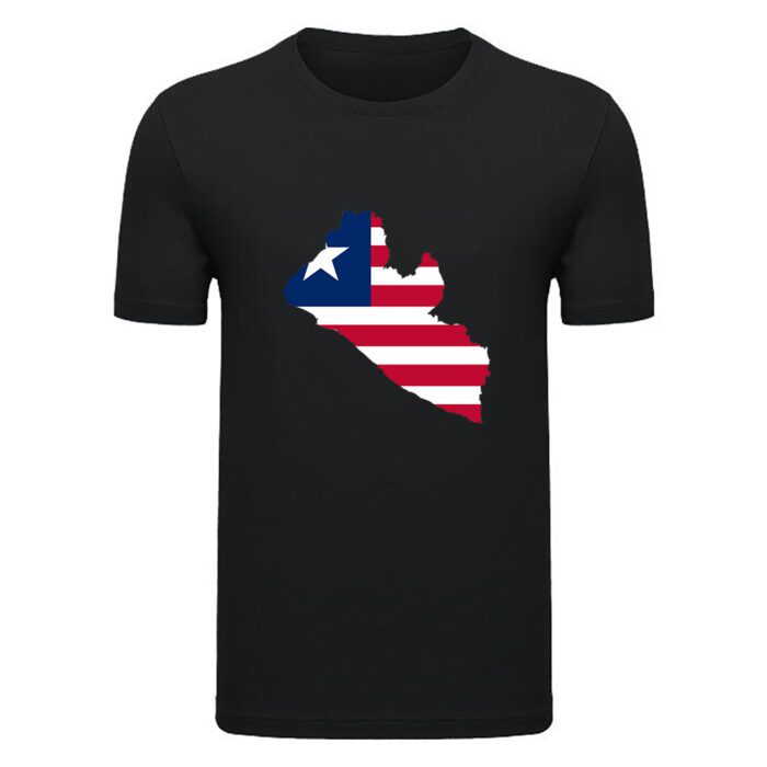 Liberia flag t shirt