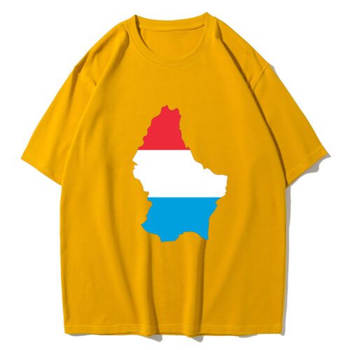 Luxembourg flag t shirt