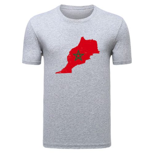 Morocco flag t shirt