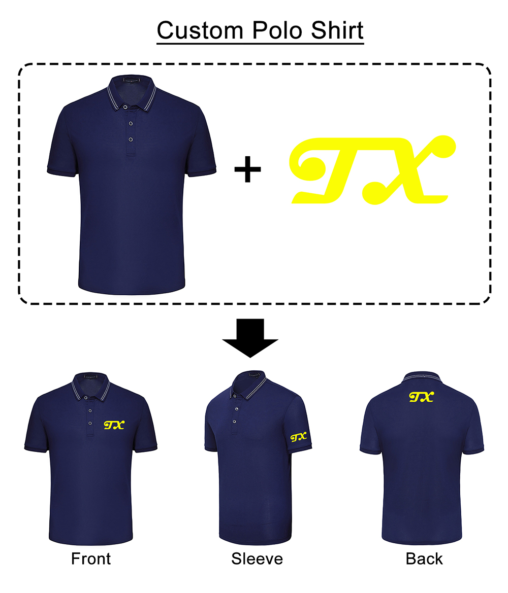 custom logo polo shirt