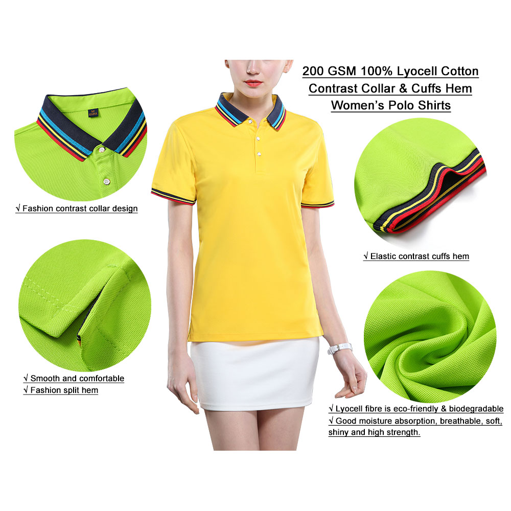 women polo shirt 5801