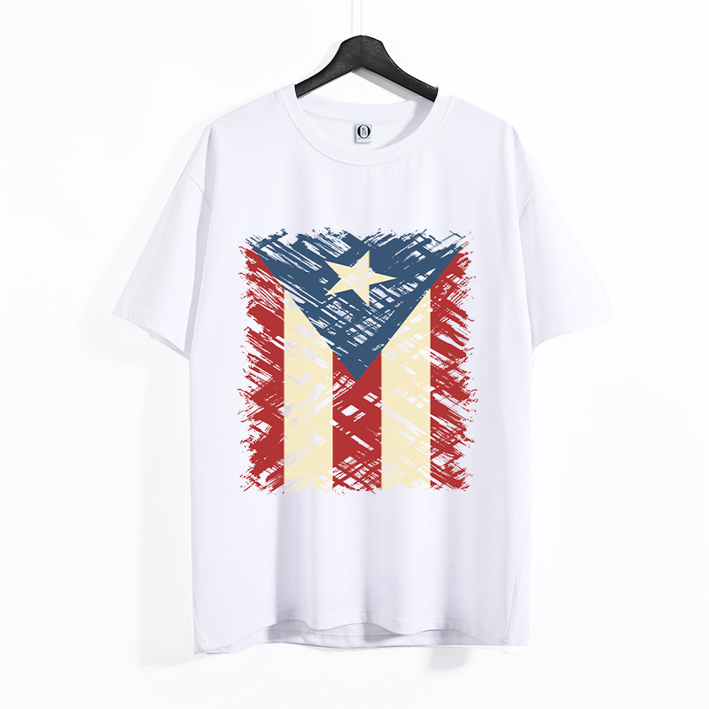 Puerto Rico Flag T Shirt 04