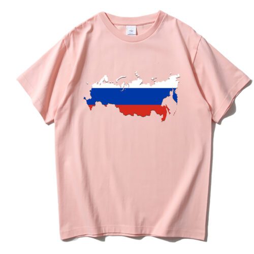 Russia flag t shirt