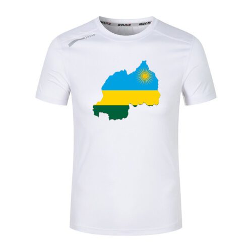 Rwanda flag t shirt