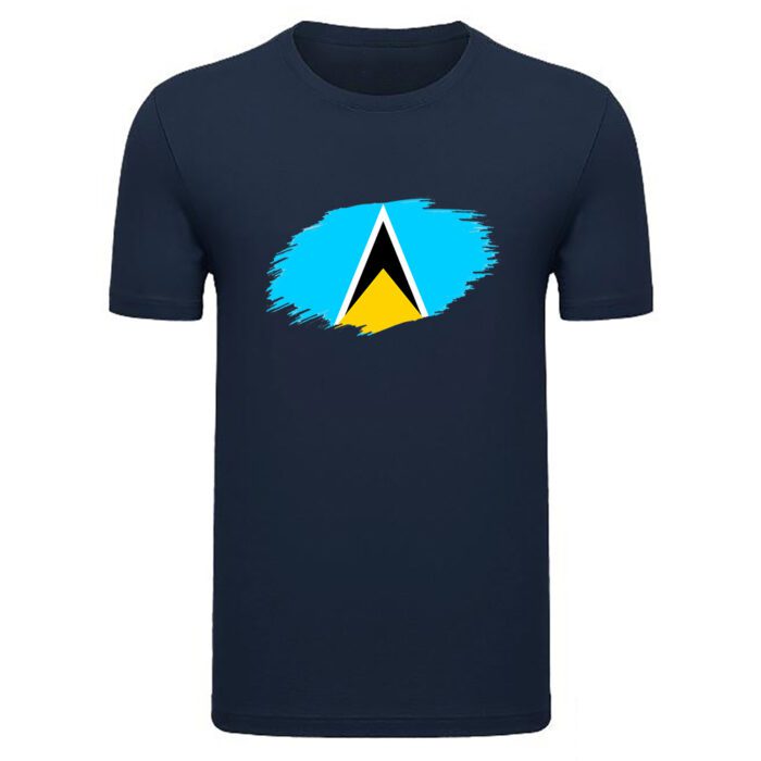 Saint Lucia Flag T Shirt