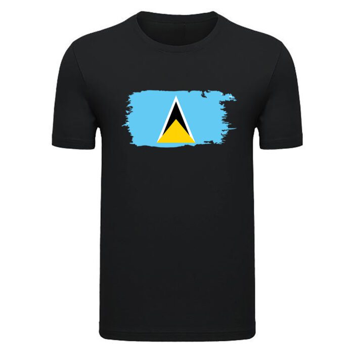 Saint Lucia Flag T Shirt