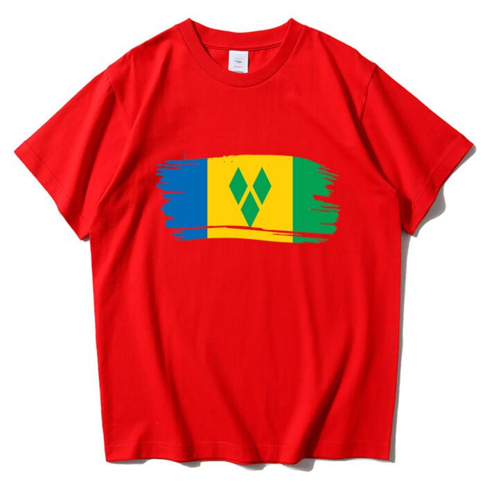 Saint Vincent And The Grenadines Flag Tshirt 02