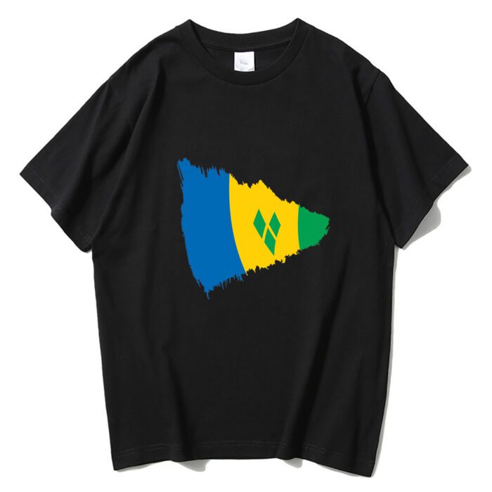 Saint Vincent And The Grenadines Flag Tshirt 03