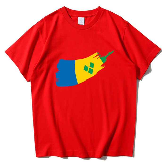 Saint Vincent And The Grenadines Flag Tshirt 04