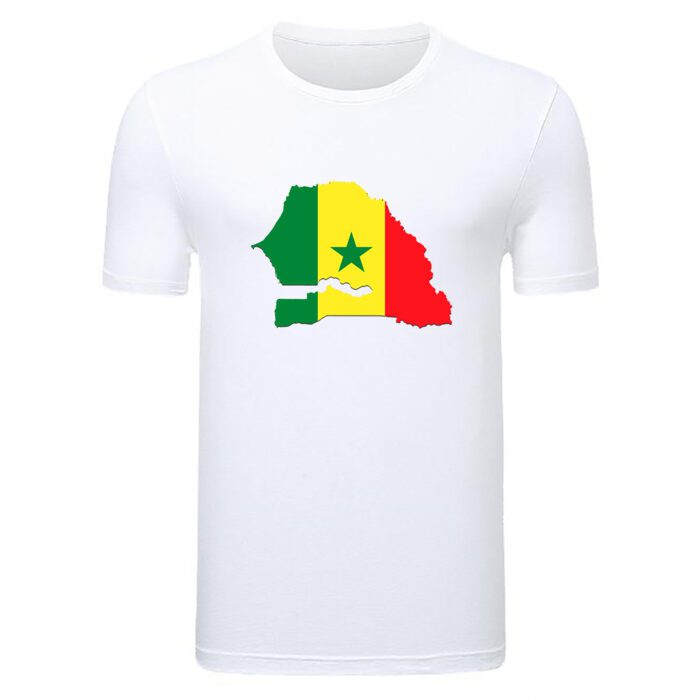 Senegal flag t shirt