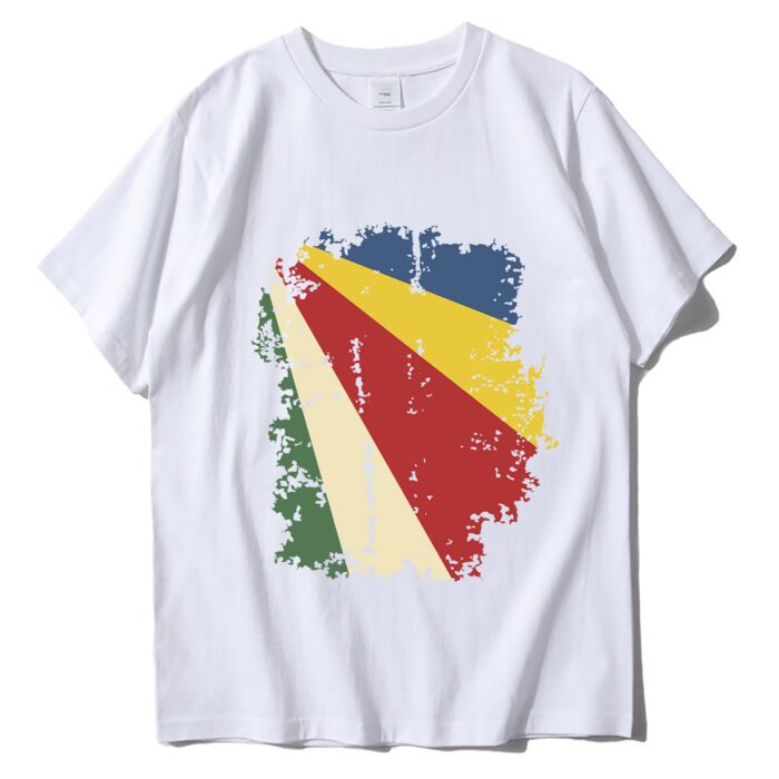 Seychelles Flag T Shirt 02