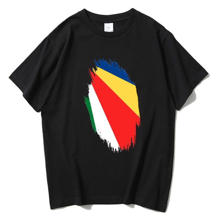 Seychelles Flag T Shirt 04