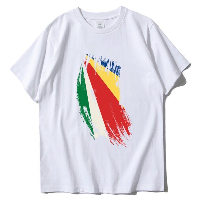 Seychelles Flag T Shirt 05