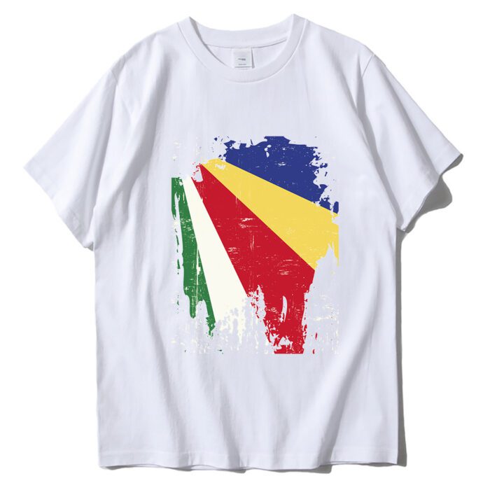 Seychelles Flag T Shirt 06