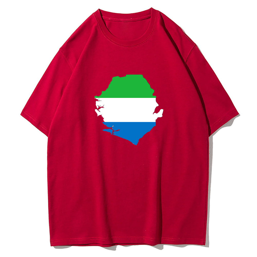 Sierra Leone flag t shirt