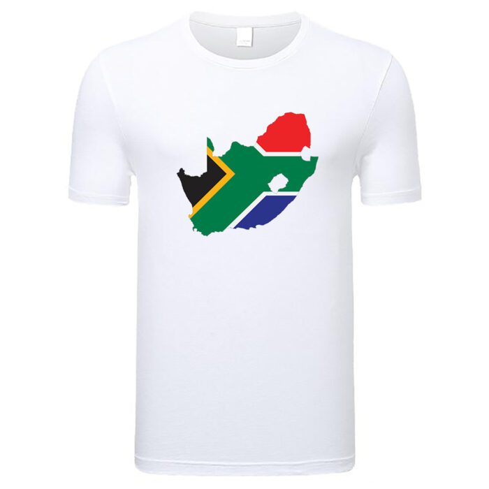 South Africa flag t shirt