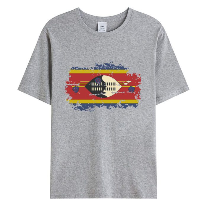 Swaziland Flag T Shirt 03