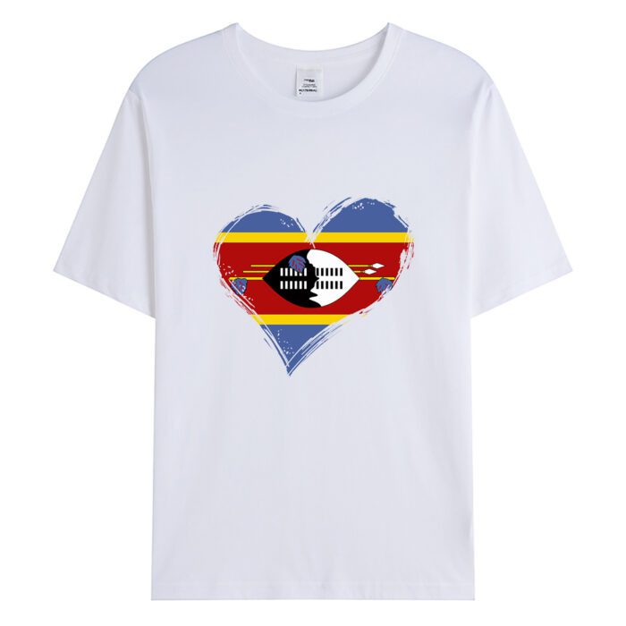 Swaziland Flag T Shirt 04
