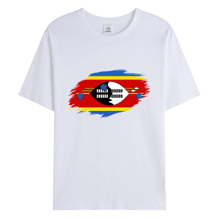 Swaziland Flag T Shirt 05