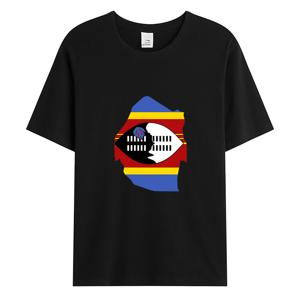 Swaziland Flag T Shirt 09