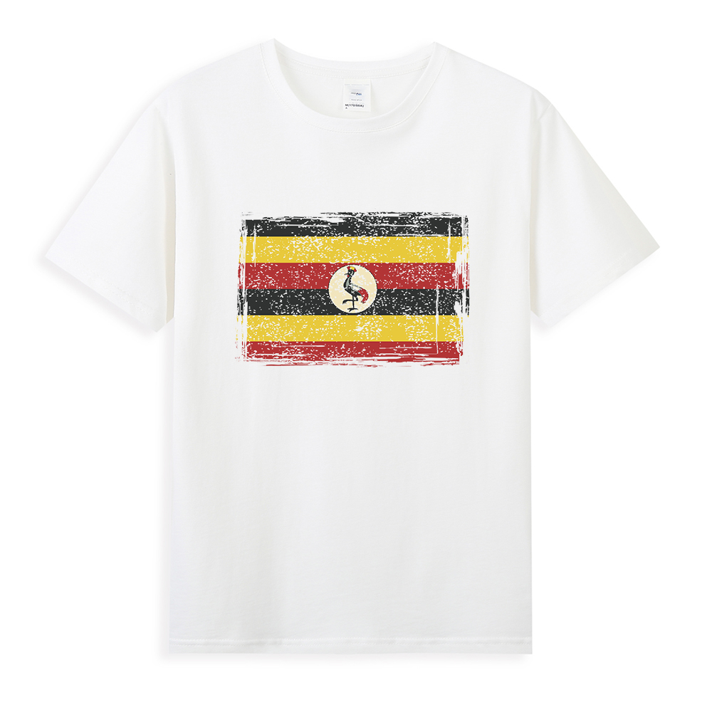 Uganda Flag T Shirt 02