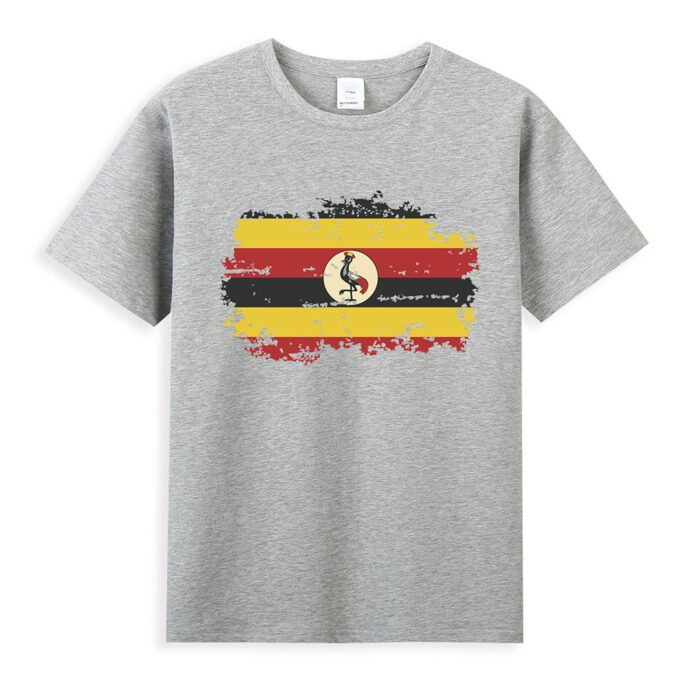 Uganda Flag T Shirt 03