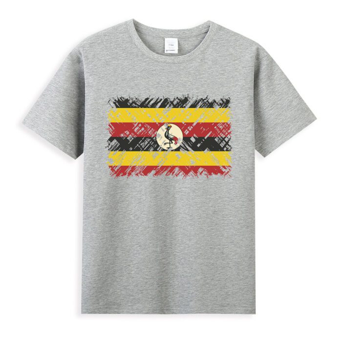 Uganda Flag T Shirt 05