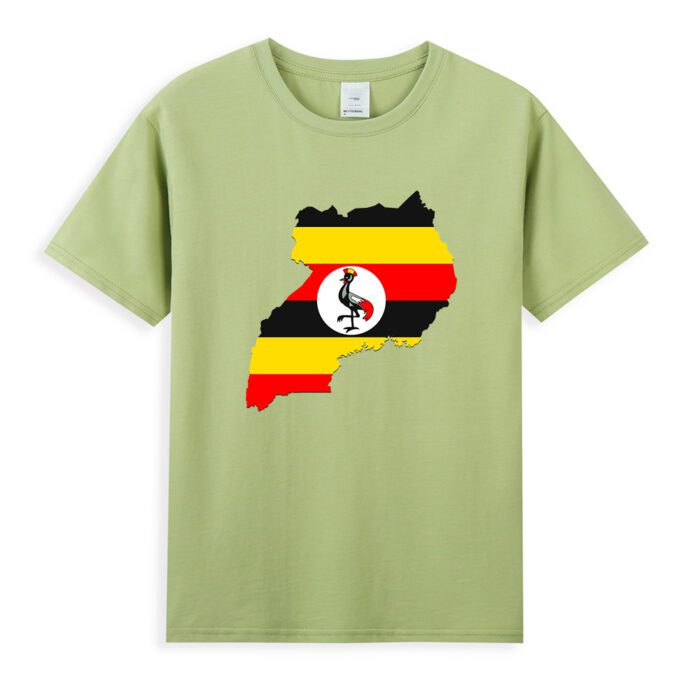 Uganda flag t shirt