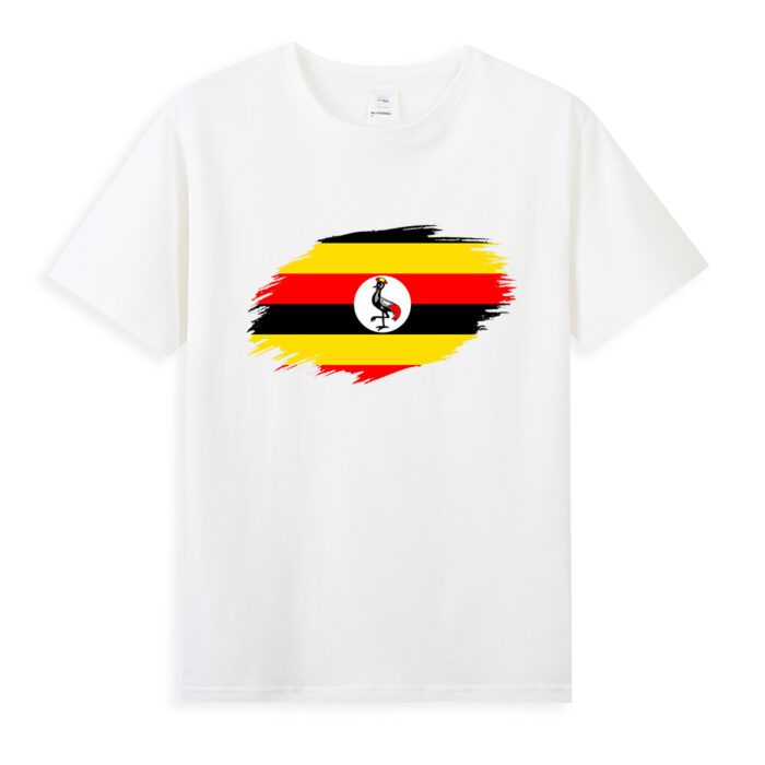 Uganda Flag T Shirt 06
