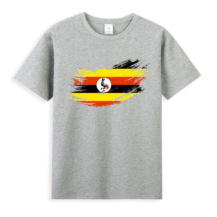 Uganda Flag T Shirt 07