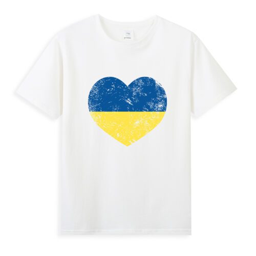 Ukraine Flag T Shirt 02