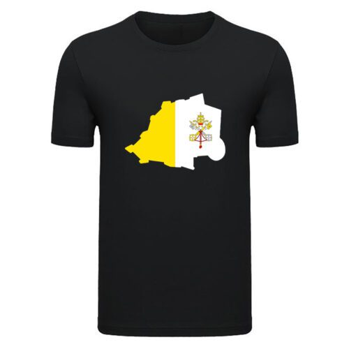 Vatican Flag T Shirt 01