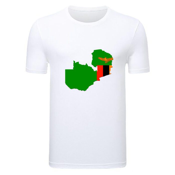 Zambia flag t shirt