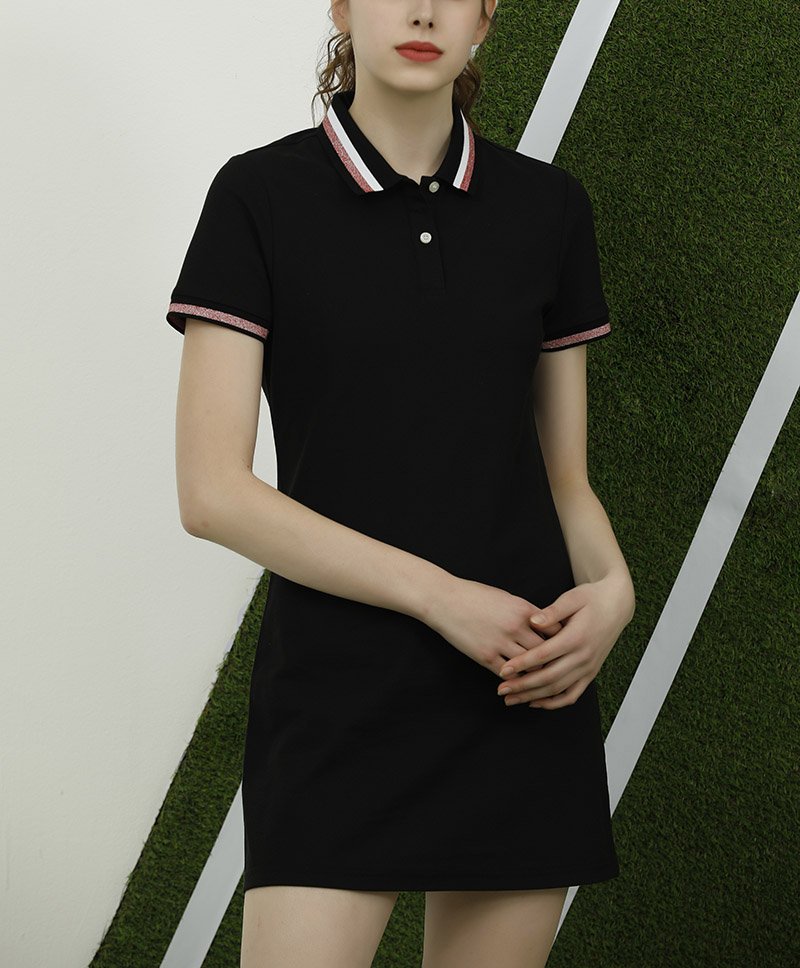 200GSM Womens Polo Dress For Sports Tennis