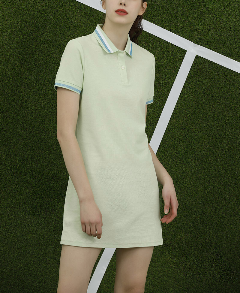 200GSM Womens Polo Dress For Sports Tennis
