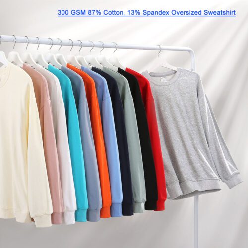 Cotton Spandex Oversize sweatshirt