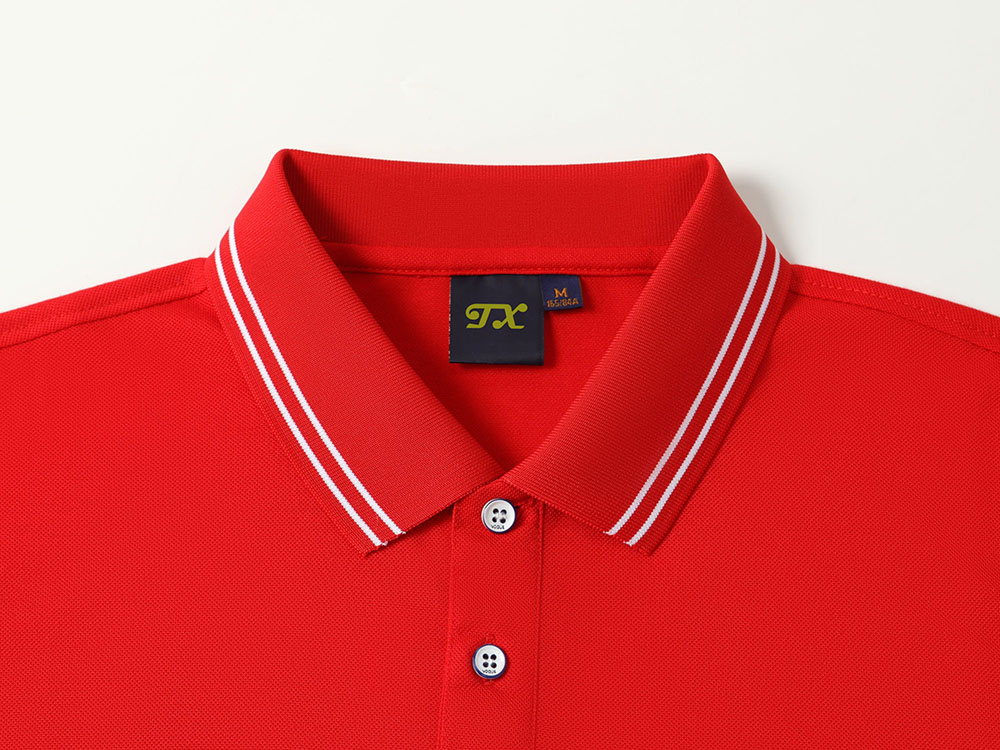 180GSM 100%Mercerized Cotton Women Polo Shirt Custom Logo