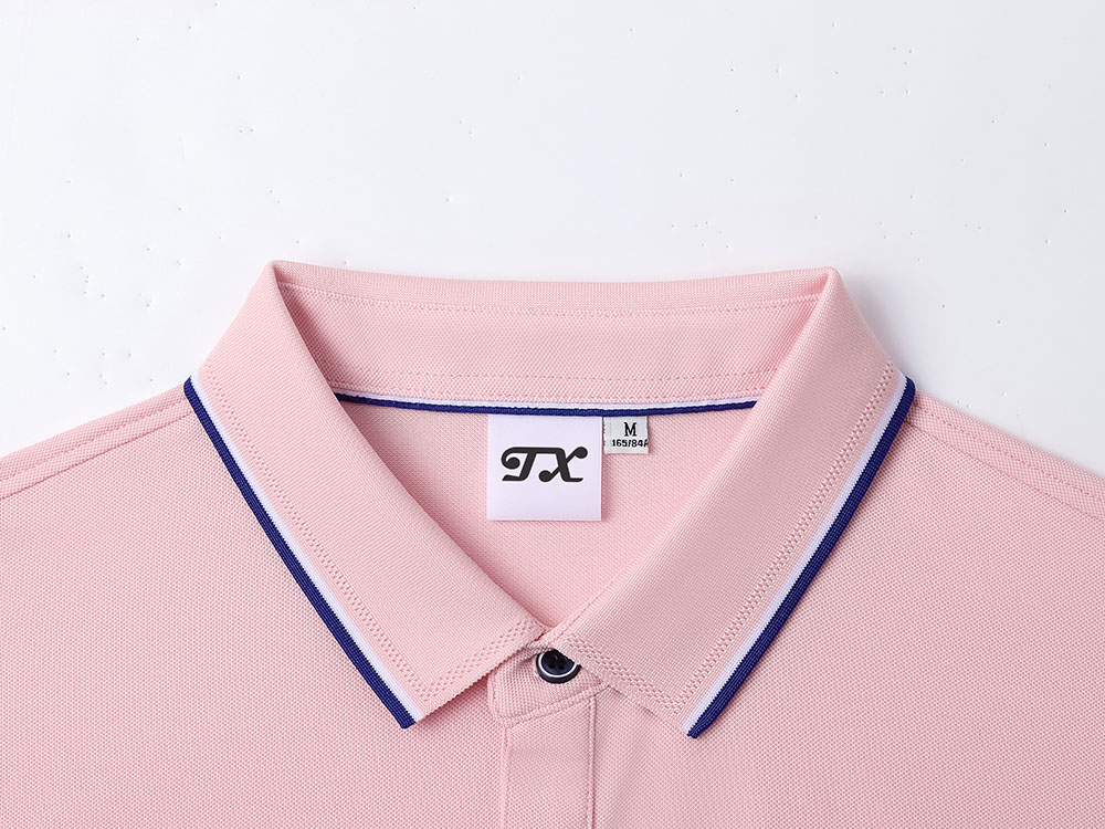 190GSM 60%Cotton 35%Viscose 5%Spandex Woman Golf Polo Shirt