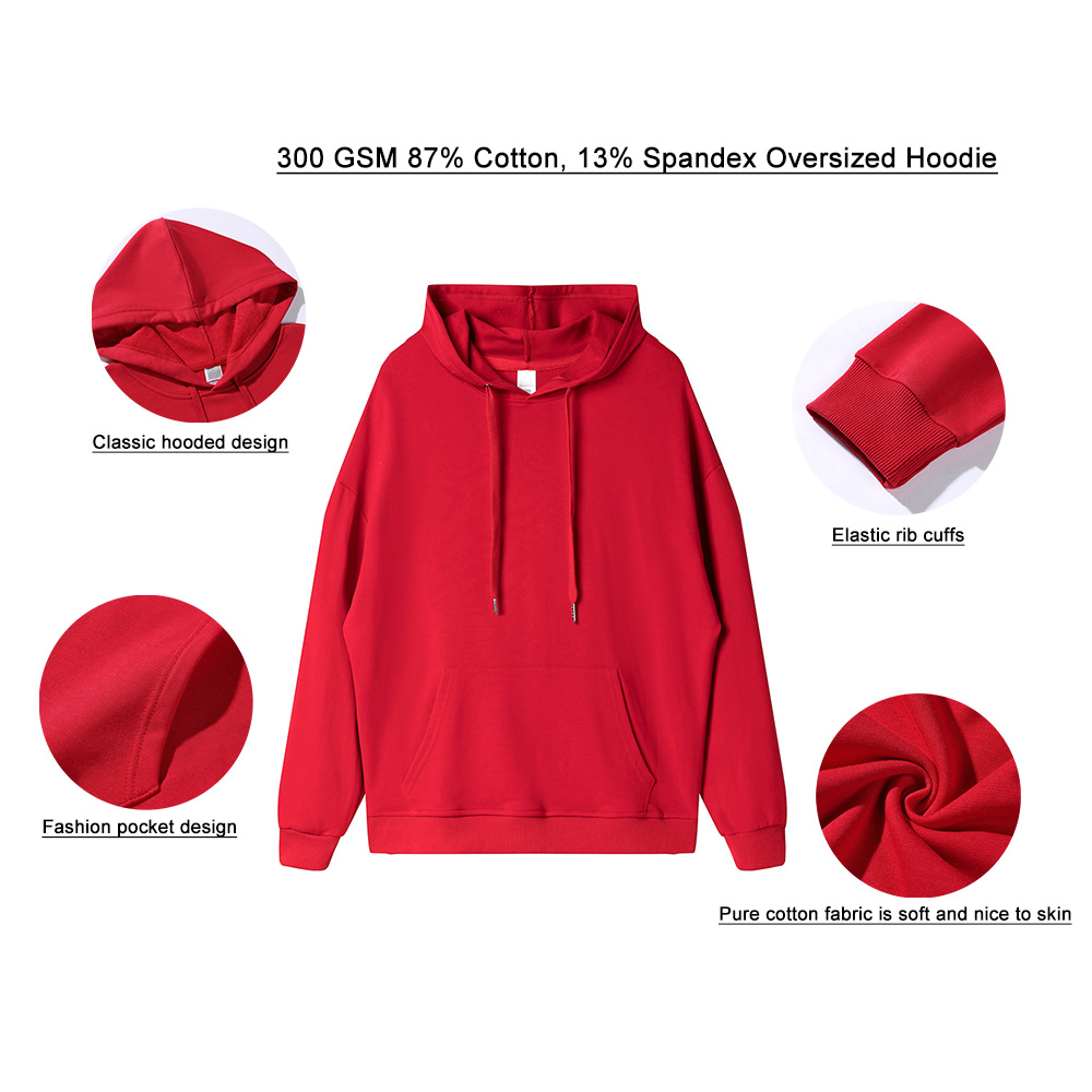 Cotton Spandex Oversize hoodie